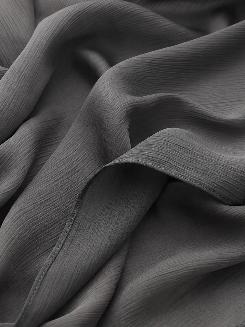 Premium Plain Chiffon Staller (Gray)