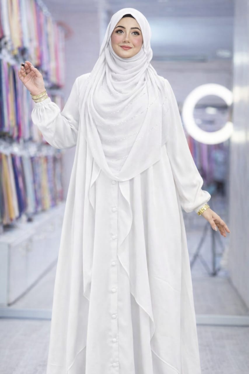 Irani Abaya (Off White)