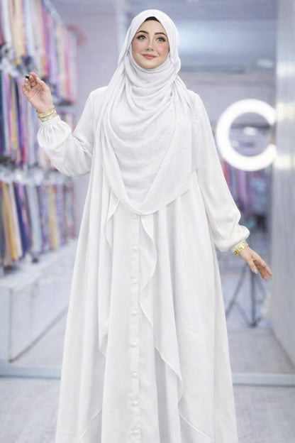 Irani Abaya (Off White)