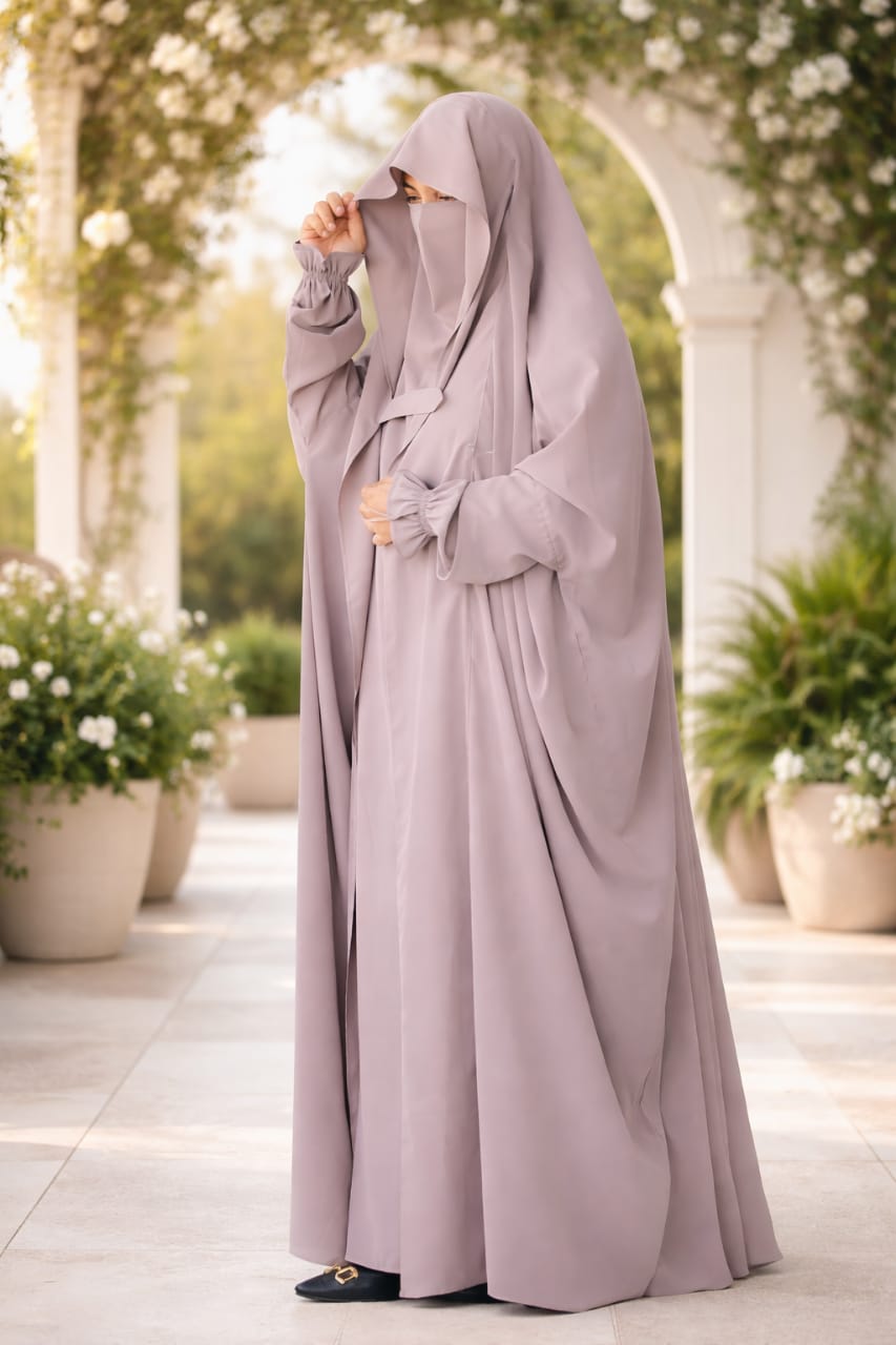 Saudi Jalbab Abaya (Pinkish)