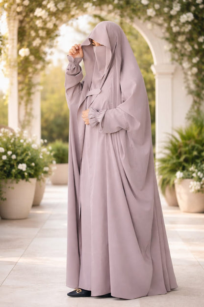 Saudi Jalbab Abaya (Pinkish)