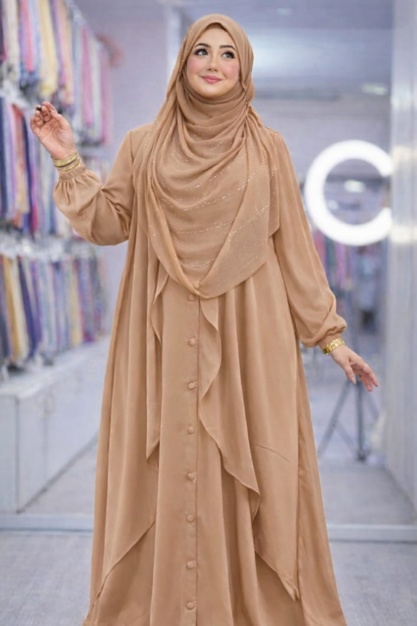 Irani Abaya (Pinkish)