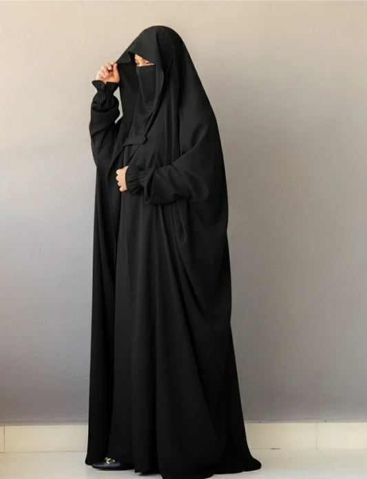 Saudi Jalbab Abaya (Black)