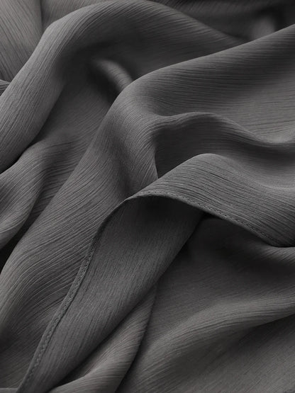 Premium Plain Chiffon Staller (Gray)