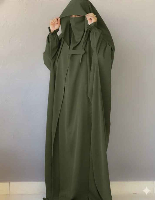 Saudi Jalbab Abaya (D-Green)