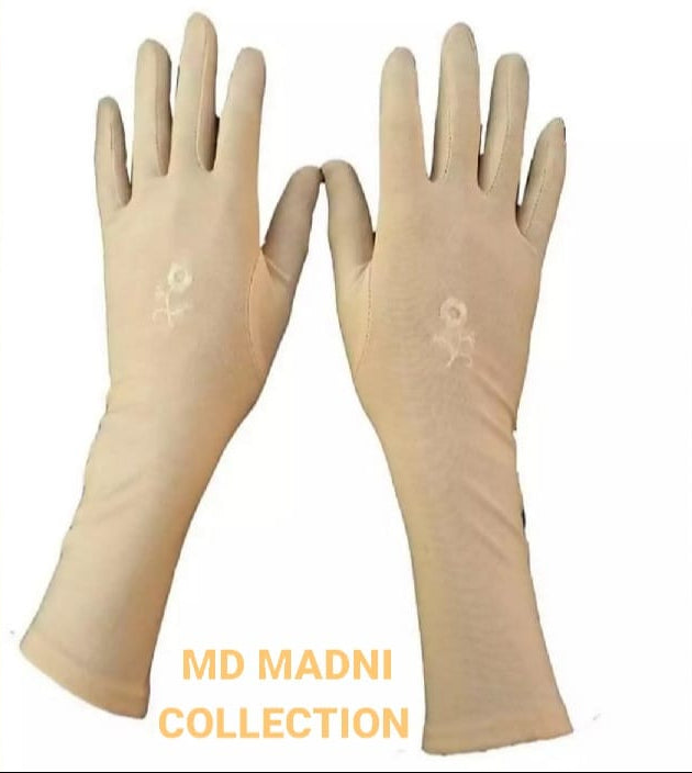 Premium Cotton Hand Gloves (Skin)