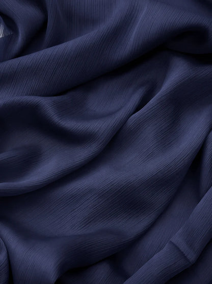 Premium Plain Chiffon Staller (Blue)