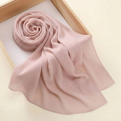 Premium Plain Chiffon Staller (Pink)